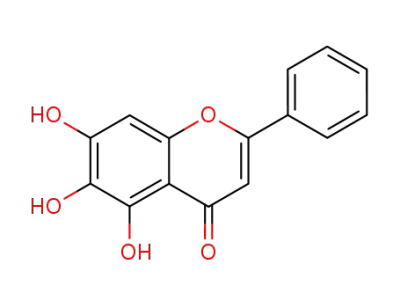 5,6,7-trihydroxy-2-phenyl-4H-1-benzopyran-4-one