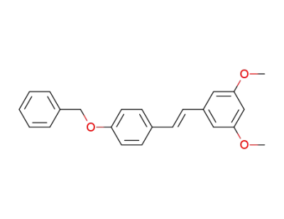 (E)-4'-benzyloxy-3,5-dimethoxystilbene