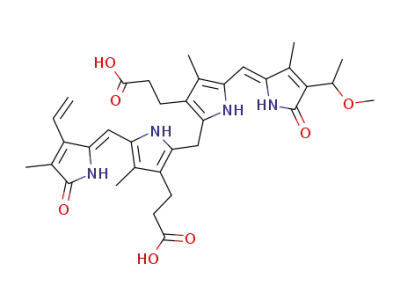 18-devinyl-18-(1-methoxyethyl)bilirubin